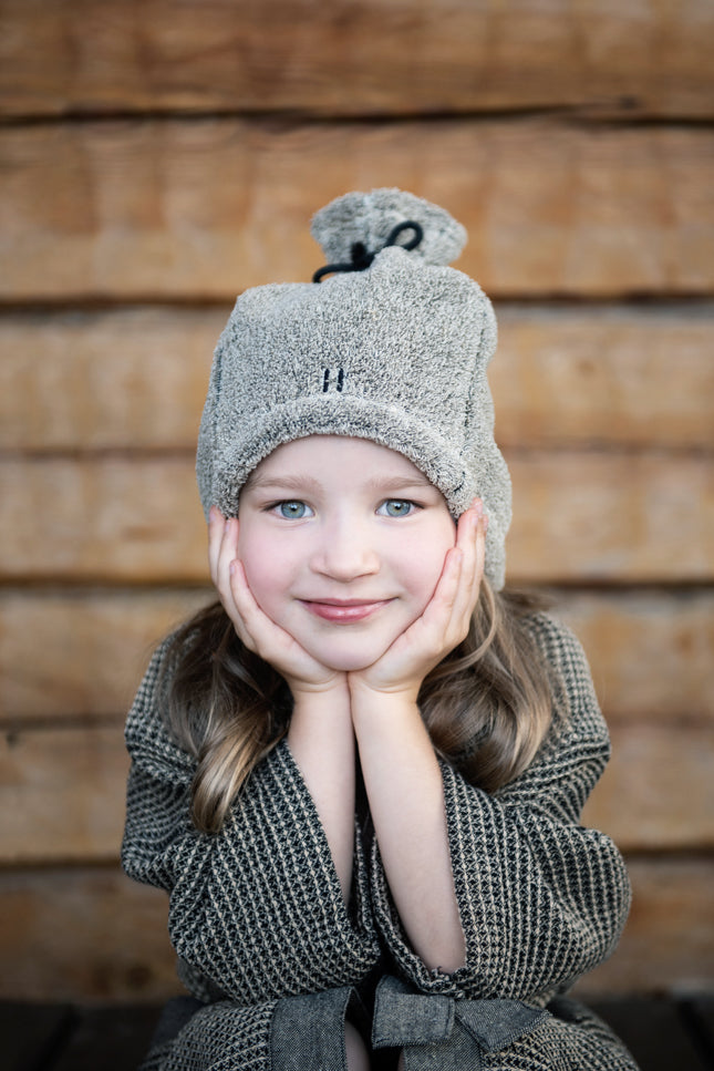 Chapeau de sauna en lin éponge – Protection et confort thermique