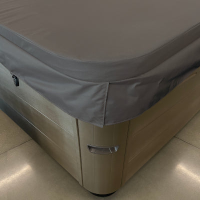 Couvert pour Spa Bullfrog X6L – Coffee (45-03814) 80" x 88" – Bifold