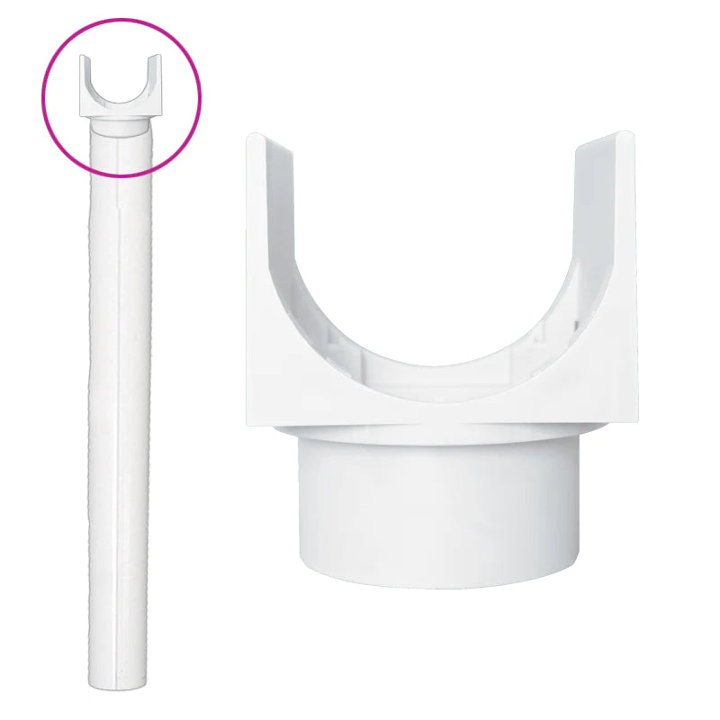 Poteau de soutien pour rouleau solaire 72'' Embout Gris
