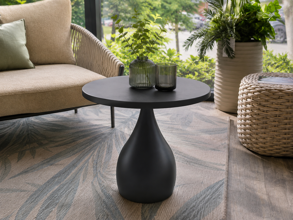 Table à café extérieure ATOLL en aluminium Charcoal