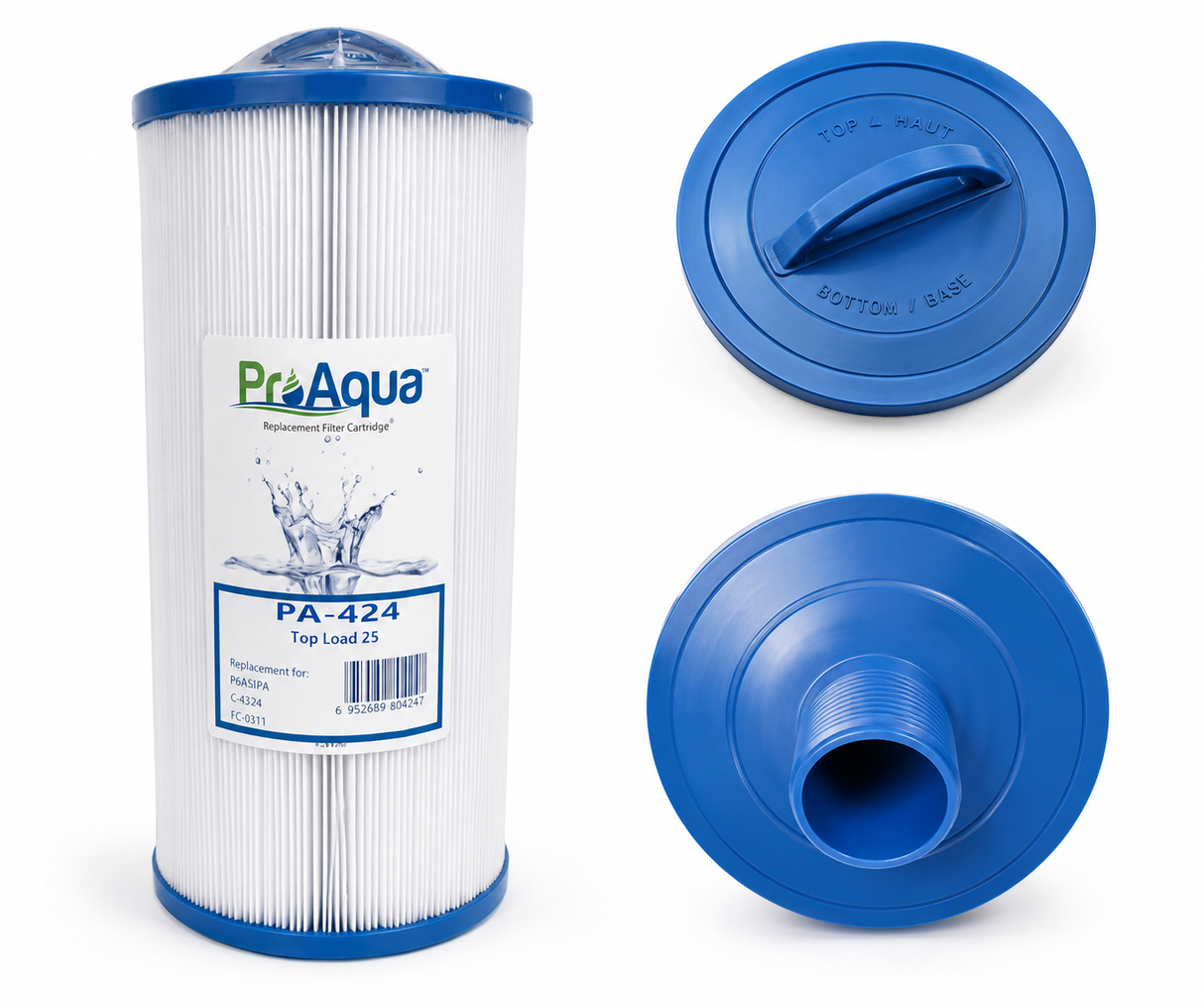 Cartouche filtrante ProAqua PA-424 – 4-5/8 po x 9-1/2 po