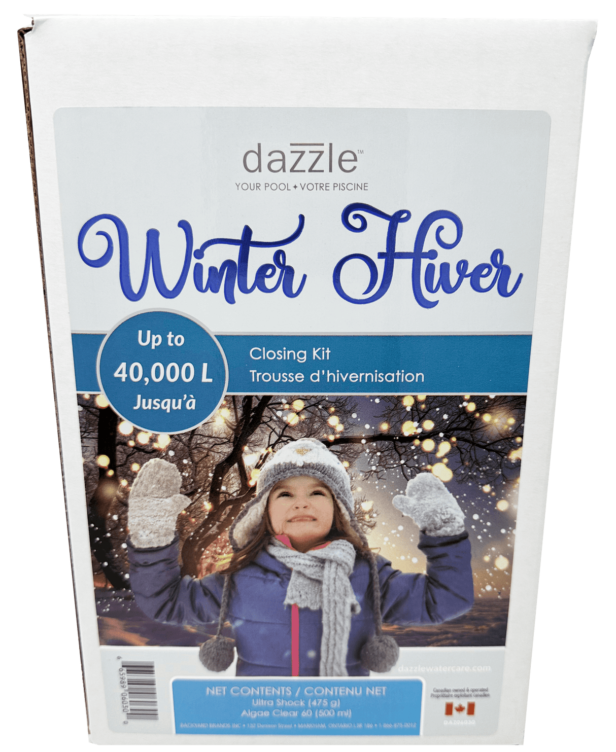 Trousse d'Hivernisation Premium Dazzle – Protection Ultime pour Piscines jusqu'à 40 000 Litres