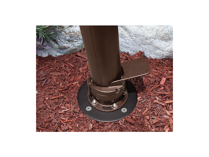 Support d’Installation au Sol Treasure Garden® AMK-G pour Parasol Déporté AKZP et AG25T