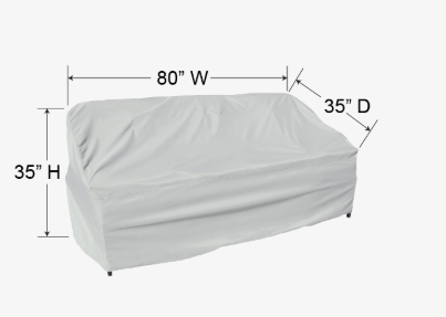 Treasure Garden PFC723 — Housse pour sofa (canapé) – gris pâle