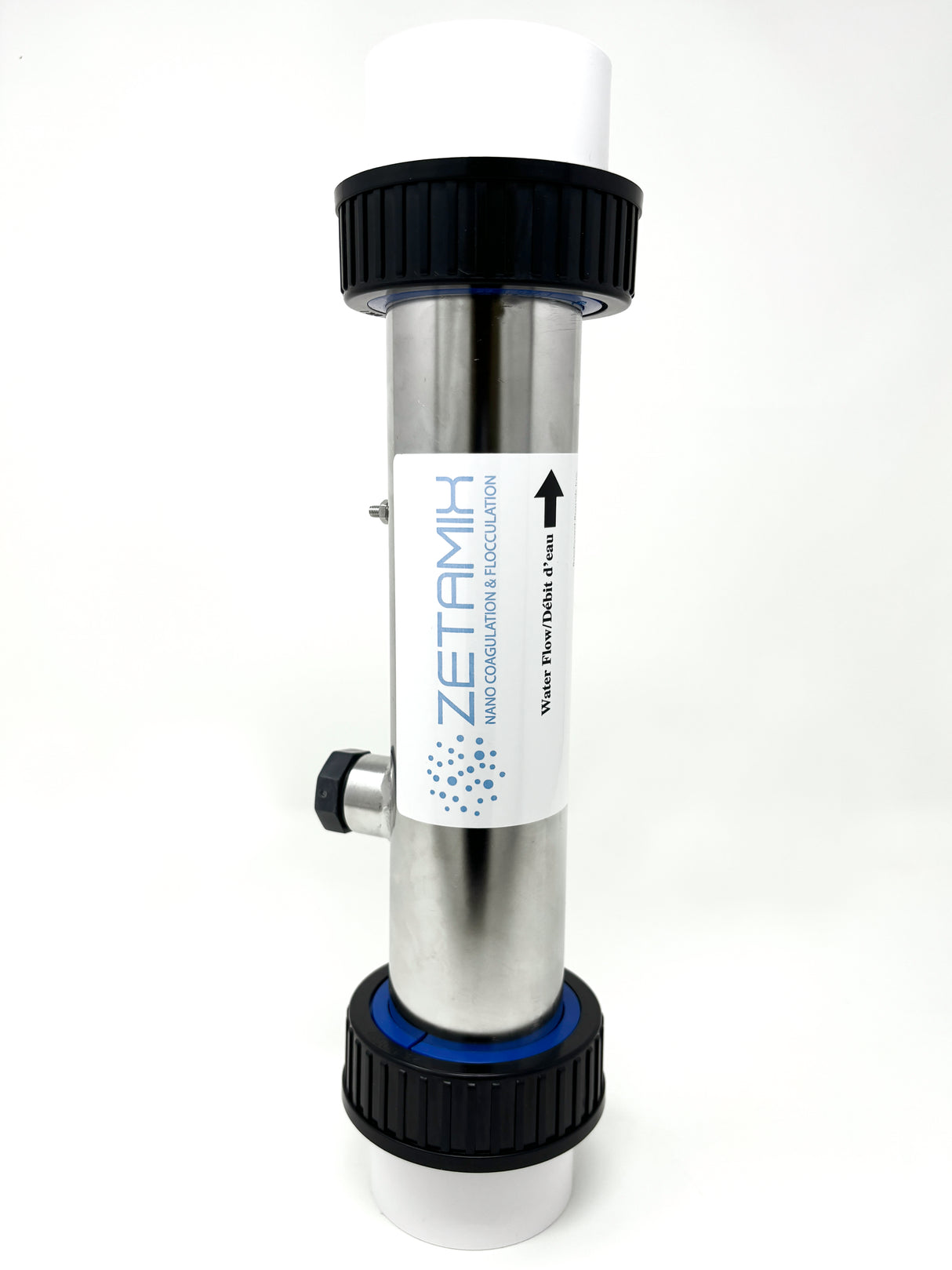 ZETAMIX Dryden Aqua – Mélangeur statique ZPM pour filtration piscine haute performance