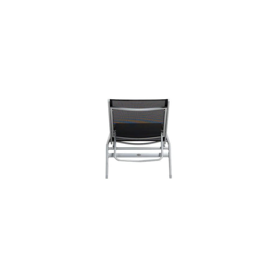 Chaise Longue Ratana Collection Lucca Noir