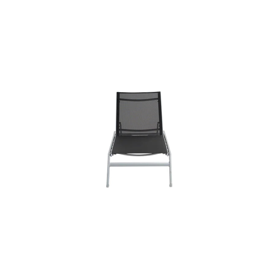 Chaise Longue Ratana Collection Lucca Noir