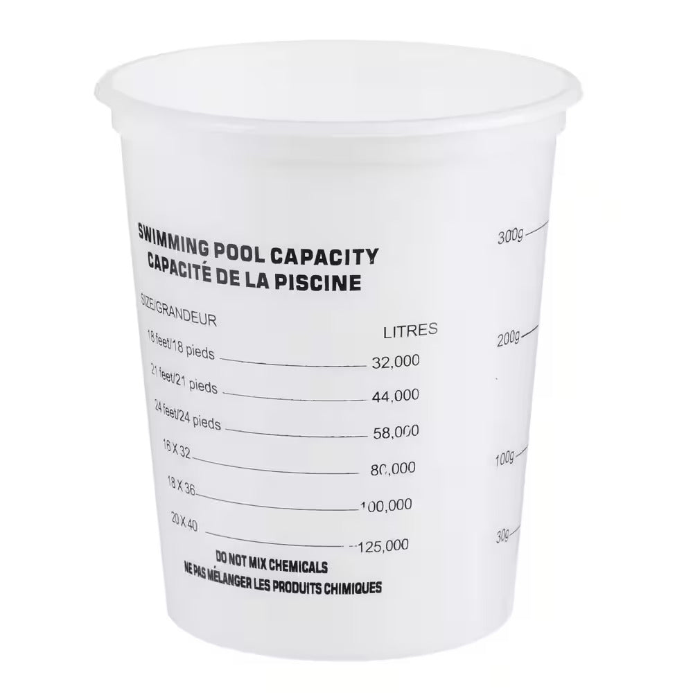 Tasse à mesurer pour produits chimiques de piscine et spa