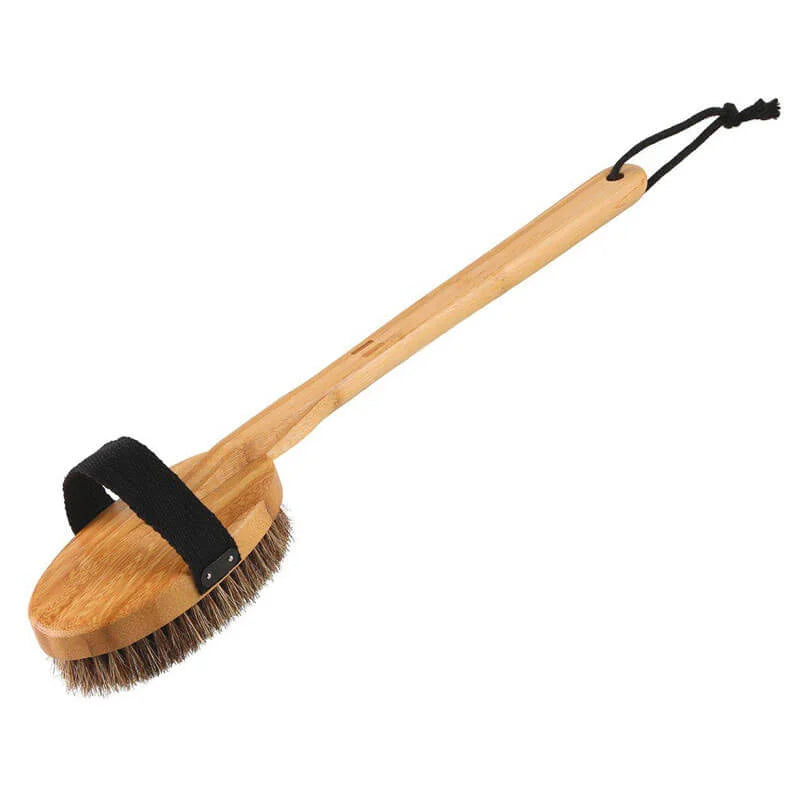 Brosse de bain RENTO en bambou – Accessoire sauna et soin corporel
