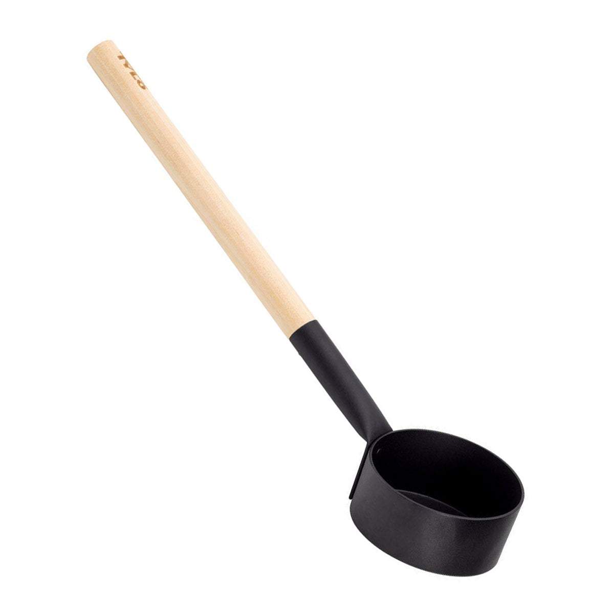 Louche de Sauna Tylö Brilliant – Aluminium Noir Mat avec Manche en Bois