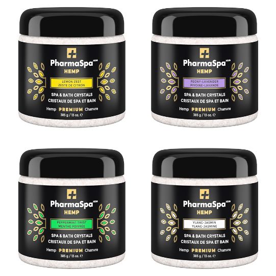 Fragrance PharmaSpa Chanvre – Aromathérapie Hydratante pour Spa, Bain et Baignoire à Jets