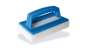 Brosse récurante avec tampon