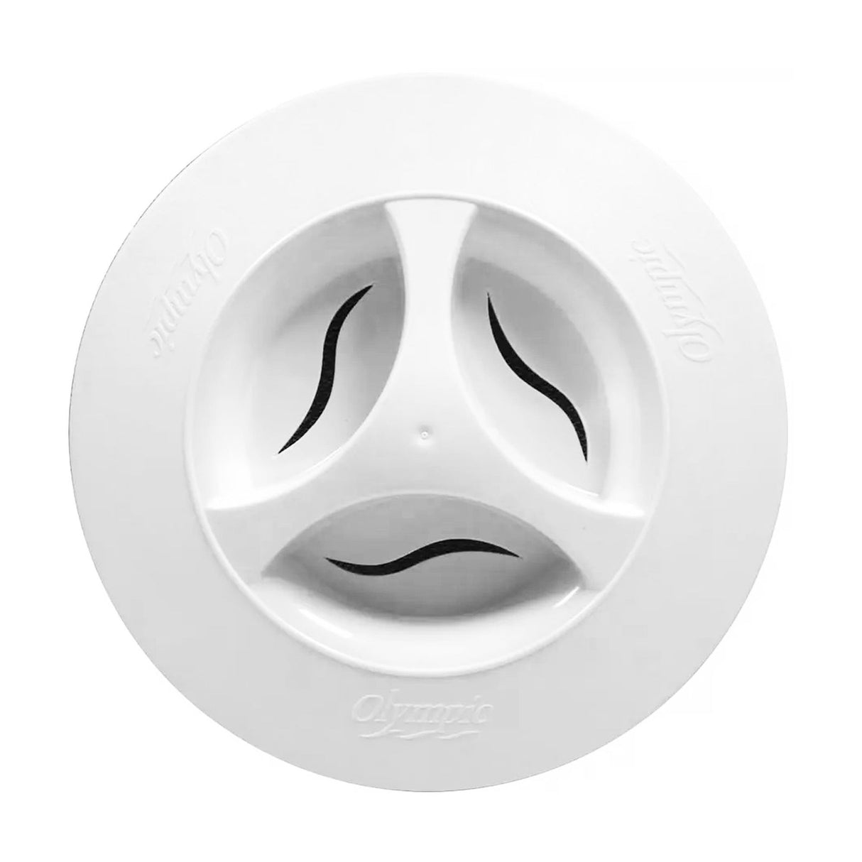 Champlain Plastics - Couvercle, écumoire standard olympique, blanc - UNI-87ABS