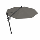 Parasol Cantilever Treasure Garden Starlux AKZ Plus 13’ Octogonal Cast Slate | Parasol Déporté avec Lumières Intégrées