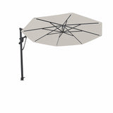 Parasol Cantilever Treasure Garden Starlux AKZ Plus 13’ Octogonal Naturel | Parasol Déporté avec Lumières Intégrées