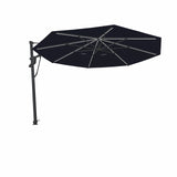 Parasol Cantilever Treasure Garden Starlux AKZ Plus 13’ Octogonal Navy | Parasol Déporté avec Lumières Intégrées