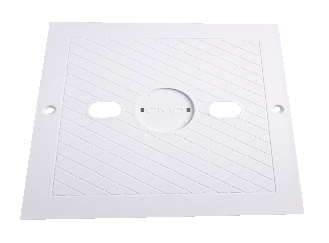Couvercle carré d’écumoire CMP blanc – Remplacement Hayward SPX1082E et Waterway – 25538-500-000
