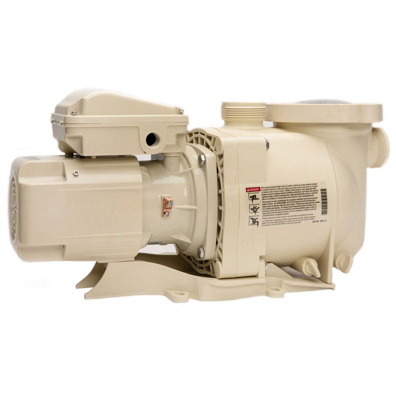 Pompe de piscine Pentair SuperFlo® 1,1 THP monovitesse avec moteur TEFC NEMA Premium® – 348190