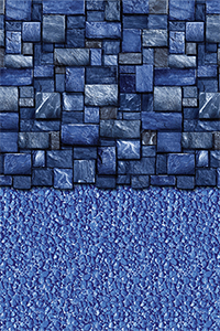 Toile Blue Slate Streamstone Ronde et Ovale pour Piscine Hors-Terre