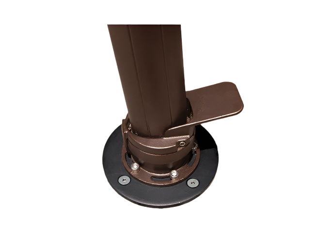 Support de Fixation sur Béton Treasure Garden® AMK-C22 pour Parasol Déporté AKZP et AG25T