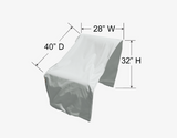 Housse de protection pour sectionnel central PFC402 – Polyester 300D durable – Gris pâle