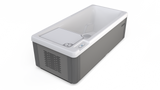 Vigor Cold Plunge Hot Spring – Blanc Arctique avec habillage Cendré