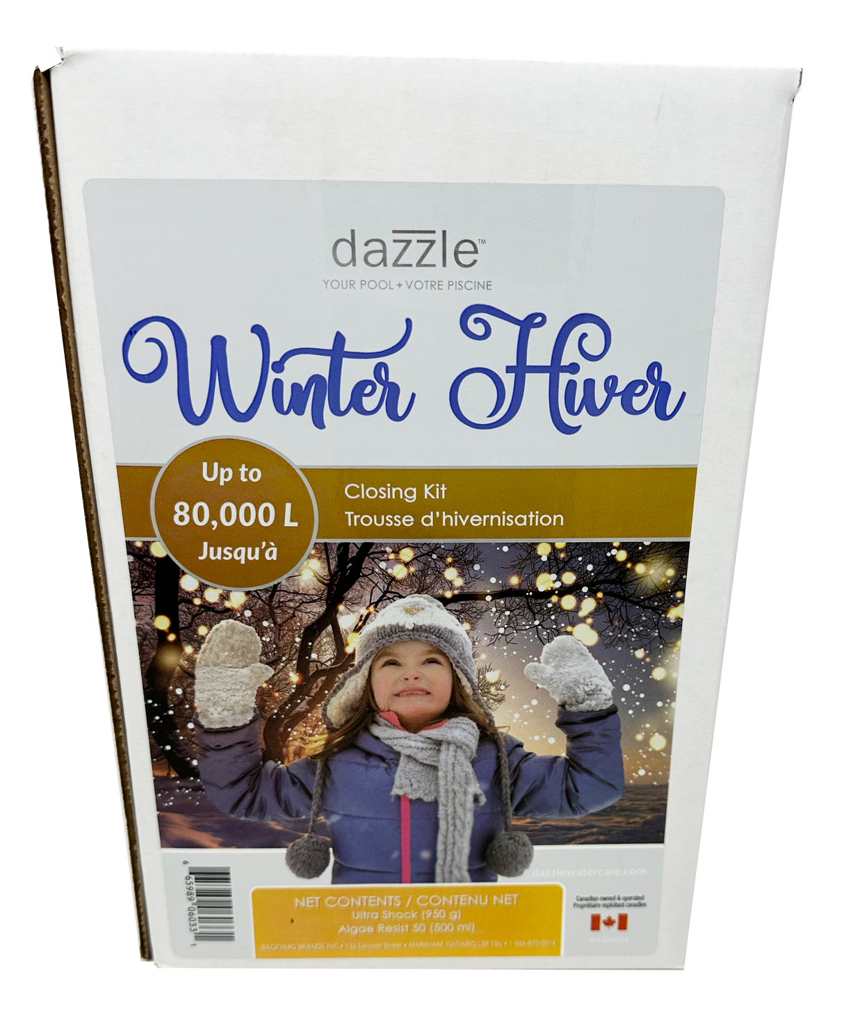 Trousse d'Hivernisation Premium Dazzle – Protection Ultime pour Piscines jusqu'à 80 000 Litres