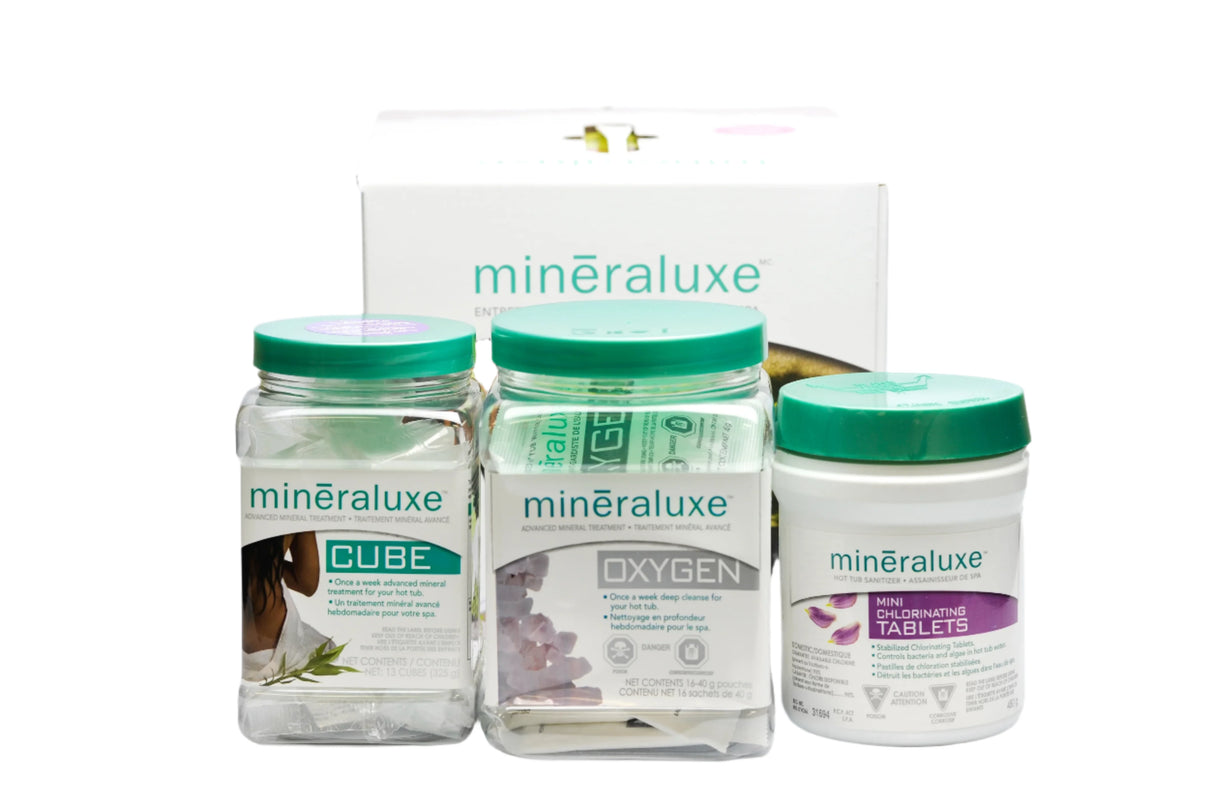 Trousse Minéraluxe Chlorine - Entretien de Spa Simplifié 3 Mois