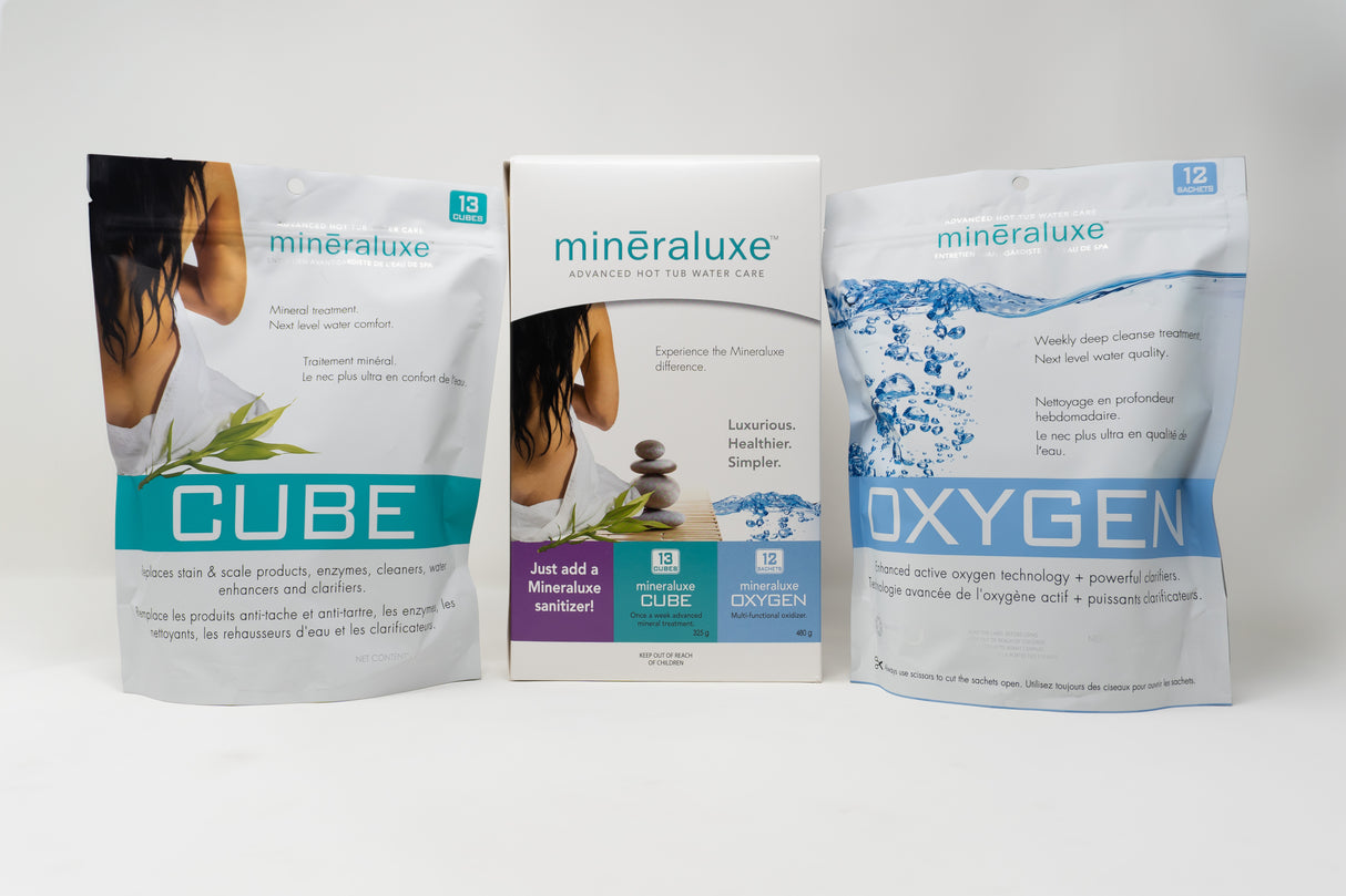 Minéraluxe Duo – Trousse 3 mois pour spa