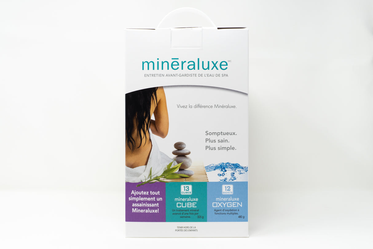 Minéraluxe Duo – Trousse 3 mois pour spa