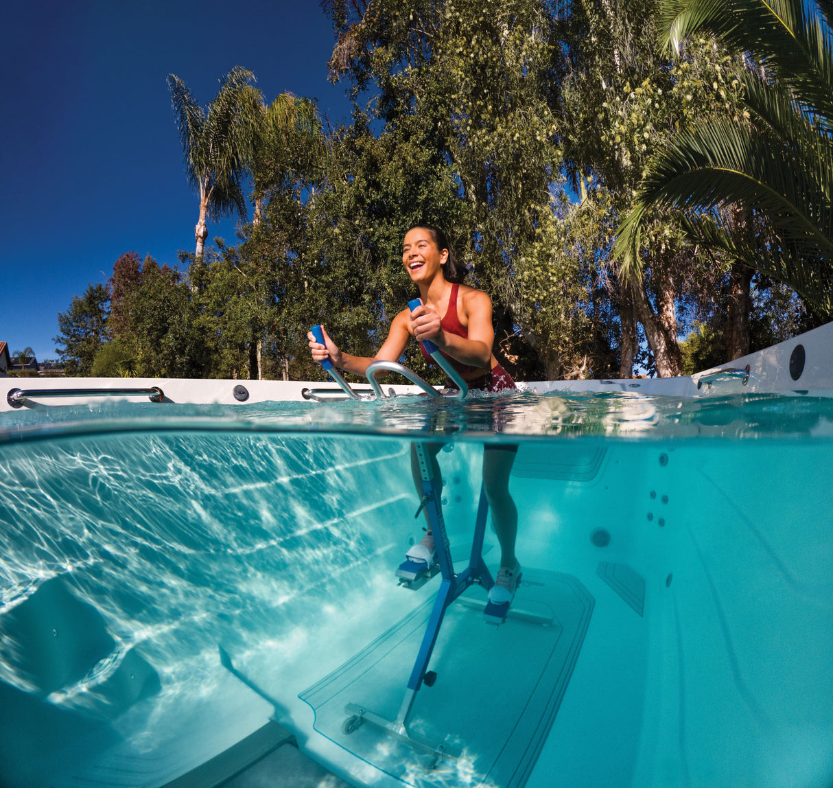 Aquabike Universel Endless Pools™ pour Spa de Nage et Piscine – Vélo d’Entraînement Aquatique