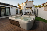 Spa 7 Places Freeflow Monterey Premier – Coque Taupe Cabinet Brun