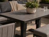 Sectionnel Hybride Solara MOSS avec Table Hydraulique Ajustable | Ensemble de Jardin 4 Morceaux