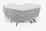 Treasure Garden PFC596 — Housse Large pour table ovale/rectangulaire avec chaises (gris pâle)