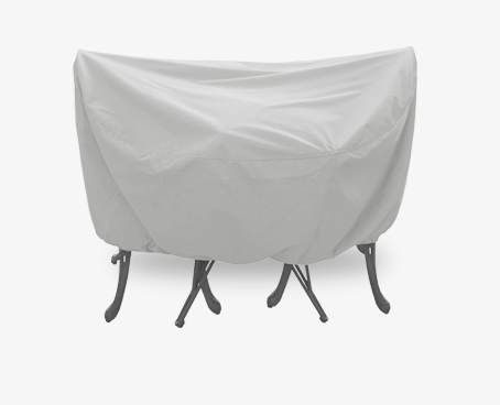 Treasure Garden PFC536 — Housse pour ensemble bistro 36" (table ronde/carrée + chaises) – gris pâle