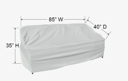 Treasure Garden PFC733 — Housse Large pour sofa (canapé) – gris pâle