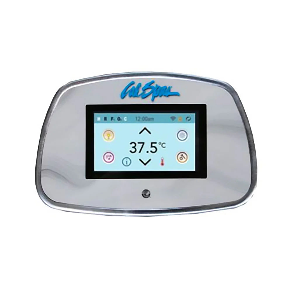 Panneau de contrôle Cal Spas SpaTouch 2 – Noir, trapézoïdal (ELE09002122 / ST2T-C)