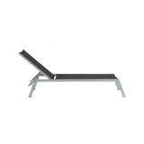 Chaise Longue Ratana Collection Lucca Noir