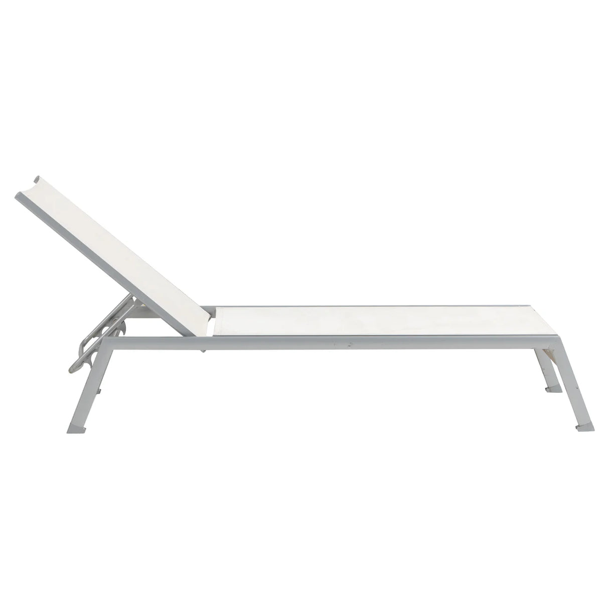 Chaise Longue Ratana Collection Lucca Blanche