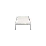 Chaise Longue Ratana Collection Lucca Blanche