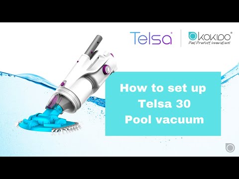 Aspirateur Piscine Rechargeable Kokido Telsa 30 – Sans Fil pour Piscines Hors Terre et Semi-Creusées