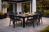 Table Ratana Hampshire – 71" x 36" | Surface Pietra Grey en Pierre Frittée