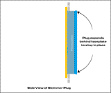 Plaque d’hivernisation pour écumoire “wide mouth” – Piscine hors terre