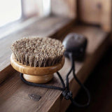 Brosse corporelle RENTO – Brosse ronde exfoliante pour sauna et brossage à sec
