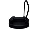 Marche pour spa Step-In-Spa avec rampe et éclairage LED – Noir