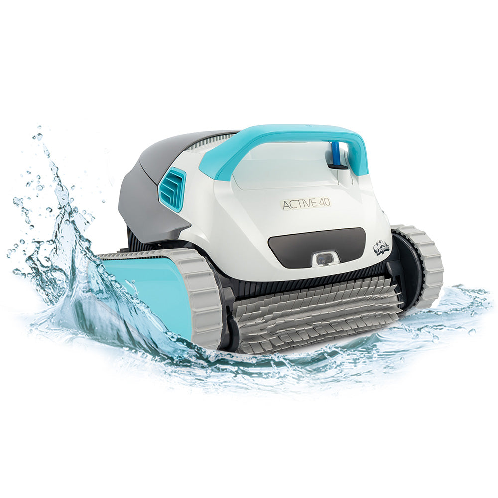 Robot Nettoyeur de Piscine Dolphin Active 40 – Connecté Wi-Fi®, Filtration Multi-Couches et Nettoyage Complet
