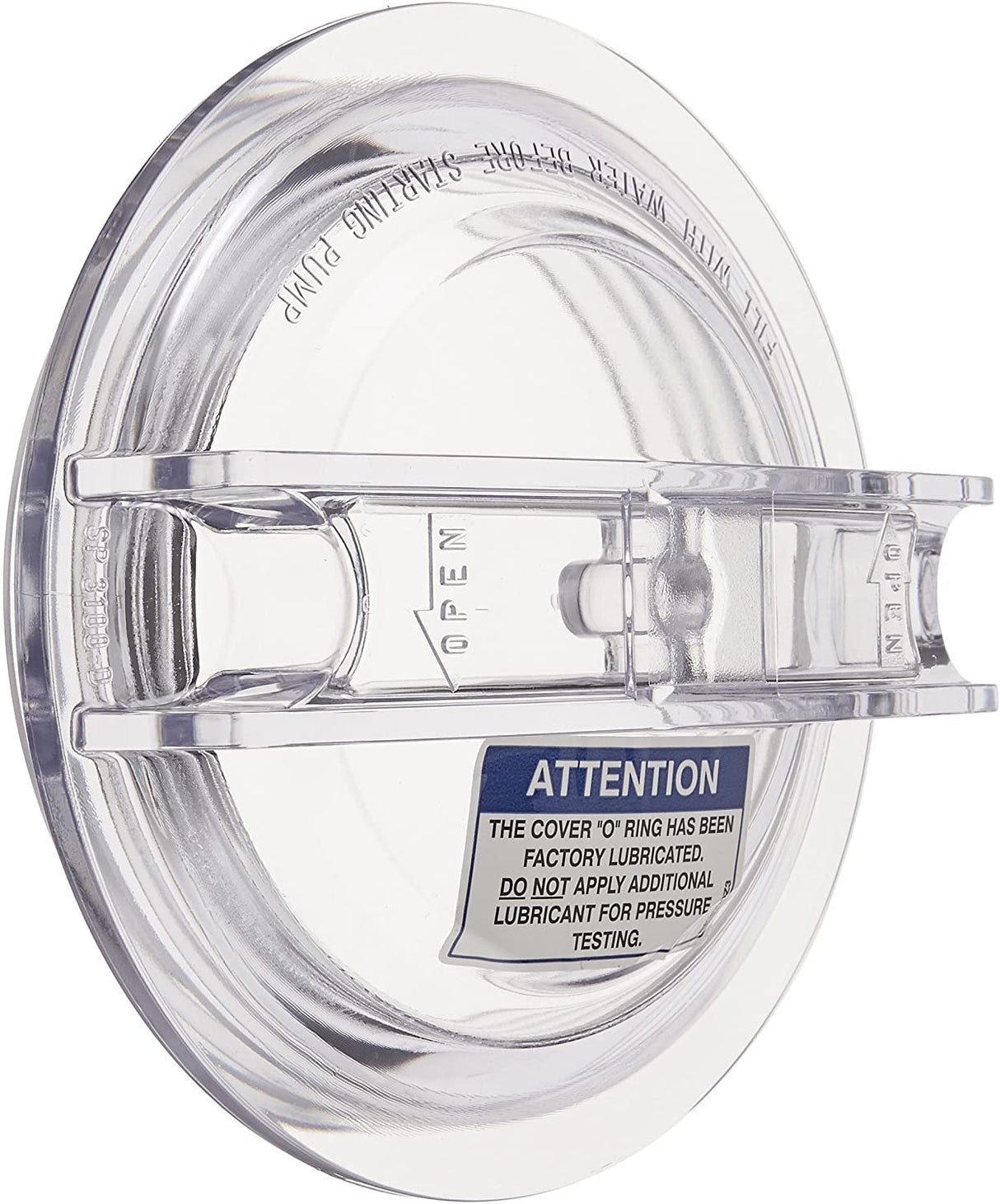 Couvercle de Pompe Hayward SPX3100D - Acrylique Transparent pour Super II Pump