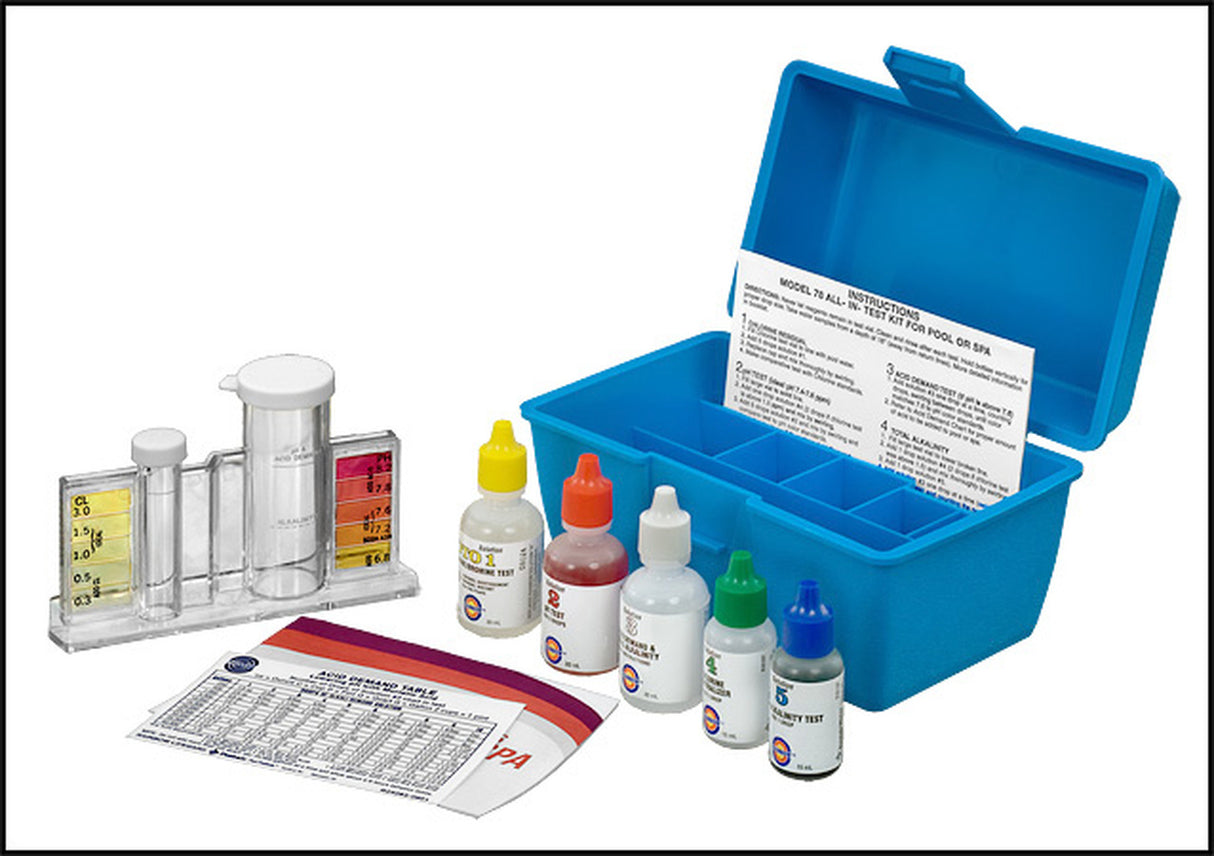 Pentair R151186 – Kit de Test 4-en-1 Tout-en-Un pour Piscine et Spa