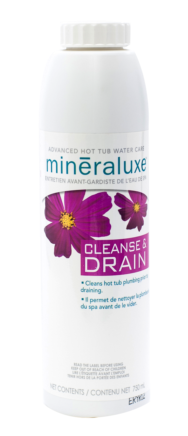 Minéraluxe Cleanse & Drain – Nettoyant pour tuyauterie de spa
