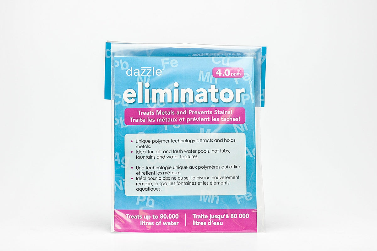 Eliminator – Éliminateur de métaux pour piscine et spa | Anti-fer et anti-cuivre | Prévention des taches